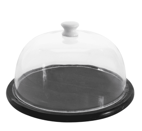 Cheese Board With Glass Cloche