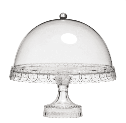 Glass Cake Stand With Cloche