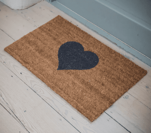 Heart Valentine Doormat