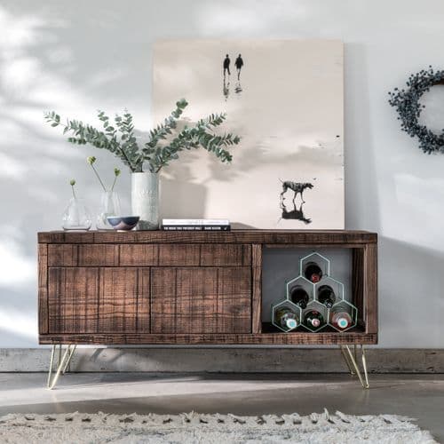 Ouseburn Wooden Sideboard with Hairpin Legs | Handmade UK