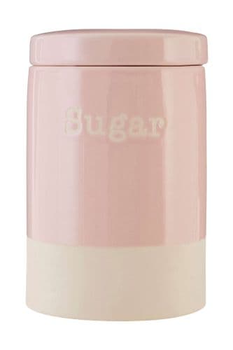 Pastel Pink Sugar Canister