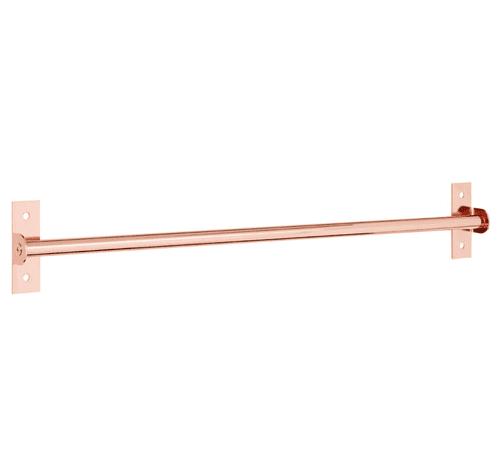 Rose Gold Metal Hanging Rail