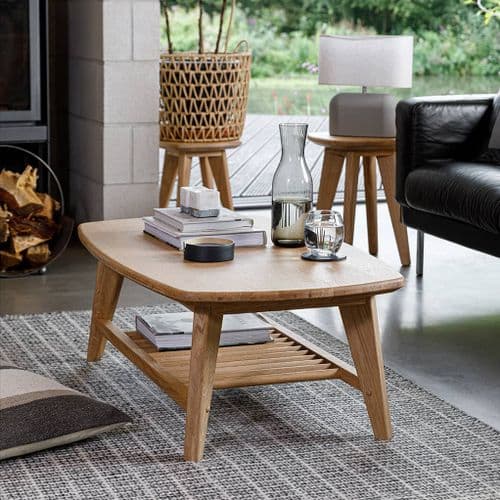 Salters Oak Coffee Table With Storage