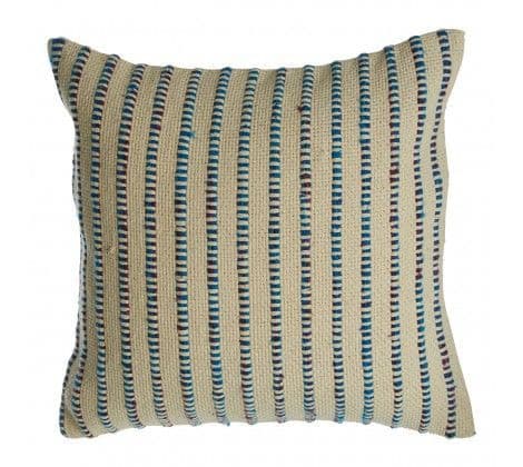 Striped Woven Cotton Cushion