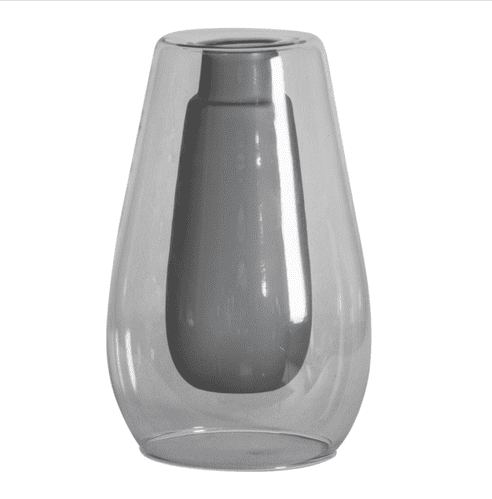 Suspended Tall Grey Vase