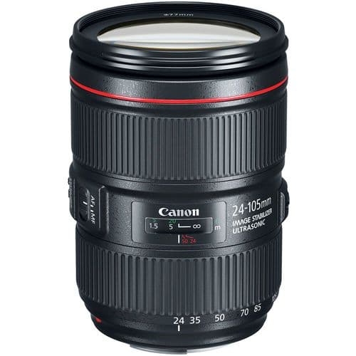 Canon EF 24-105mm F4L IS II USM + Hoya Filter and Cleaning Kit