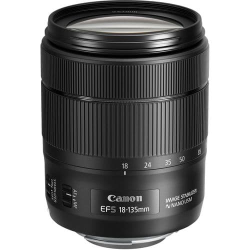 Canon EF-S 18-135mm f3.5-5.6 IS USM Lens (Nano)
