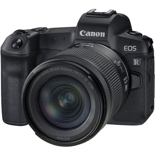 Canon EOS R Kit (RF 24-105 IS STM) with adapter