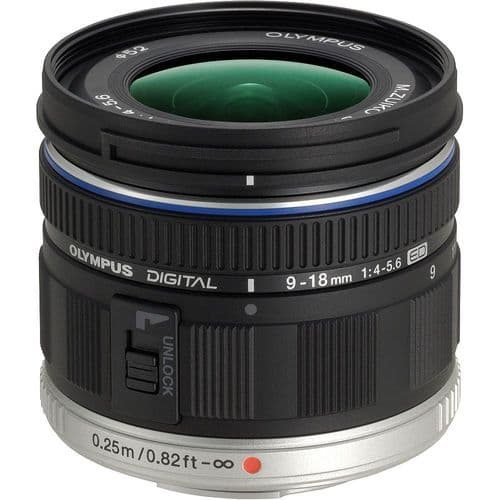 Olympus M.ZUIKO DIGITAL ED 9-18mm F4.0-5.6 Ultra-wide Lens