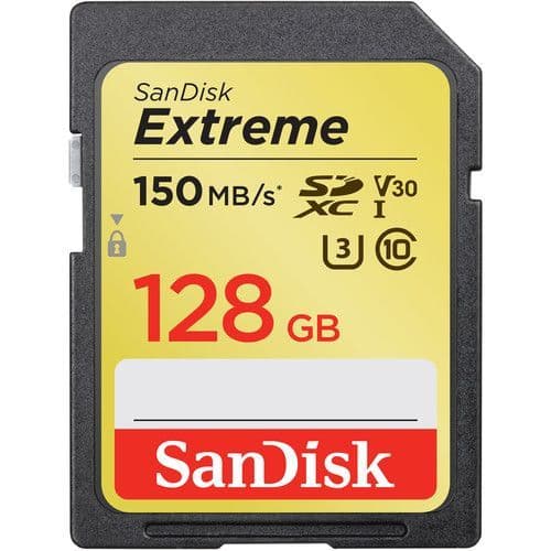 Sandisk 128GB Extreme 150mb/s SDXC