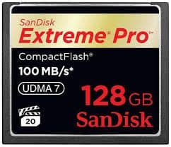 Sandisk 128GB Extreme Pro  160MB/s CF