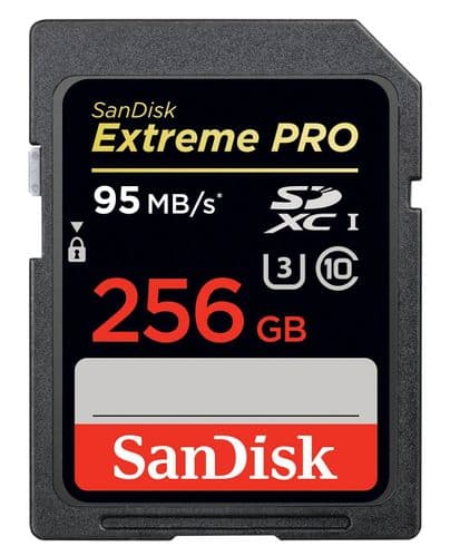 Sandisk 256GB Extreme PRO 170MB/s SDXC UHS-I