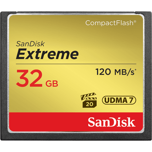 Sandisk 32GB Extreme 120MB/s CF