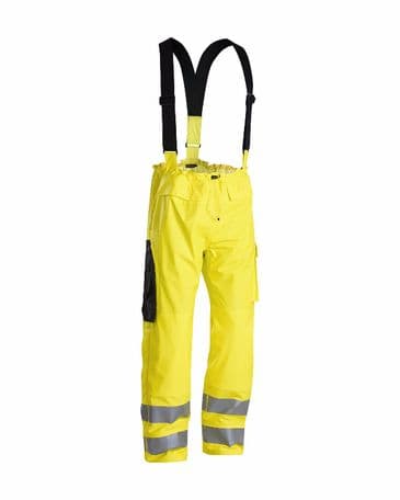 Blaklader 1303 Fire Retardant Rain Trousers (Yellow)
