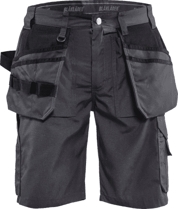 Blaklader 1526 Craftsman Shorts Lightweight (Dark Grey/ Black)
