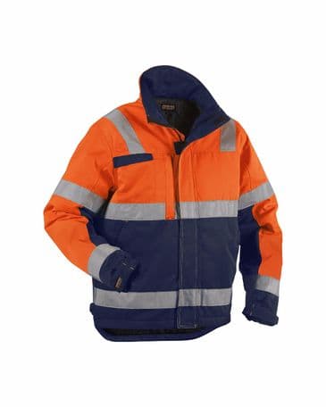 Blaklader 4862 Winter Jacket (Orange/Navy Blue)