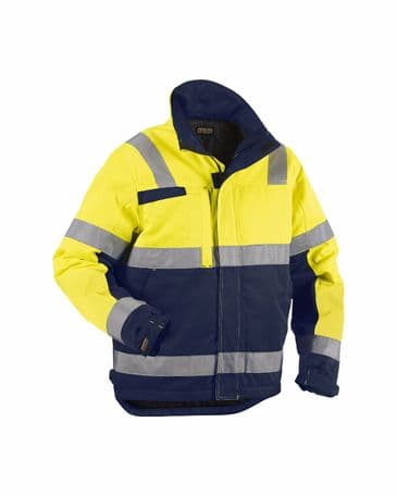 Blaklader 4862 Winter Jacket (Yellow/Navy Blue)