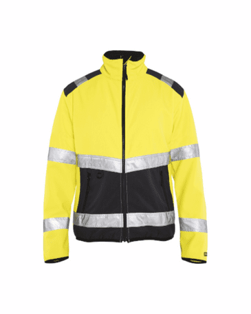 Blaklader 4877 High Vis Softshell Jacket (Yellow/Black)