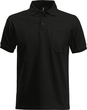 Fristads Acode Heavy Pique Polo Shirt with Pocket 1721 PIQ (Black)