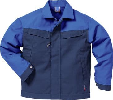 Fristads Icon Cotton Jacket 109322 (Navy/Royal Blue)