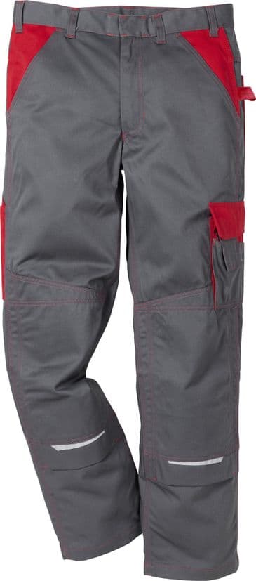 Fristads Icon Trousers 2019 LUXE / 100805 (Grey/Red)