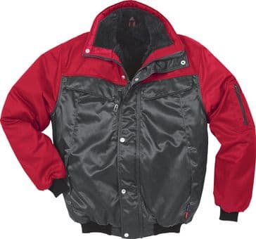 Fristads Icon Winter Pilot Jacket 4813 PP / 100809 (Grey/Red)
