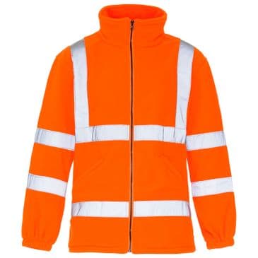 SuperTouch Orange Hi Vis Fleece Jacket 3808