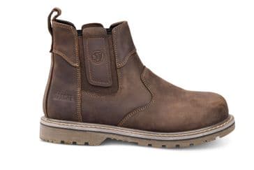 Apache Crater Brown Crazy Horse Leather Dealer Work Boot