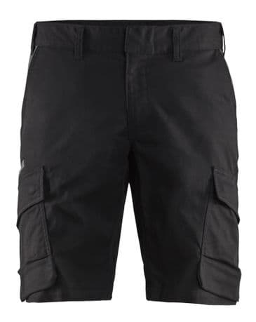 Blaklader 1446 Industry Stretch Shorts (Black / Dark Grey)