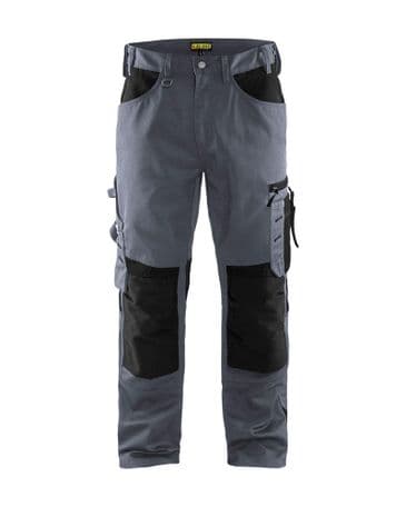 Blaklader 1556 Trousers Without Nail Pockets(Grey/ Black)