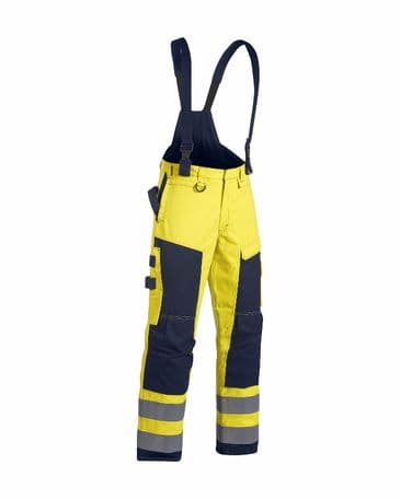 Blaklader 1868 Multinorm Winter Trousers (Yellow/Navy Blue)