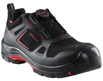 Blaklader 2471 GECKO Safety Shoe (Black/Red)