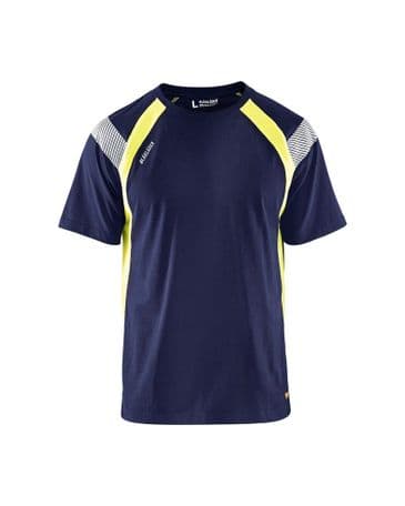 Blaklader 3332 T-Shirt  (Navy Blue/Yellow)