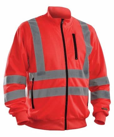 Blaklader 3358 High visibility Sweatshirt (Red High Vis)