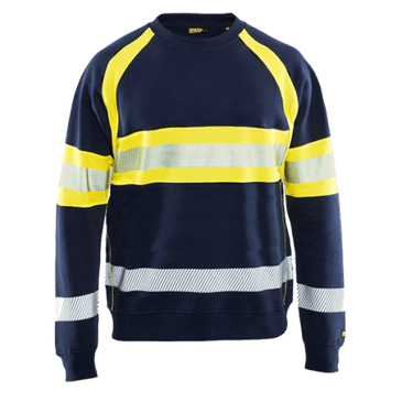 Blaklader 3359 High Vis Sweater (Navy Blue/Yellow)