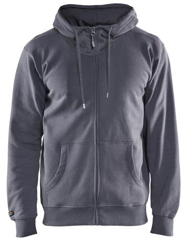 Blaklader 3366 Full Zipped Sweatshirt With Hood (Grey)