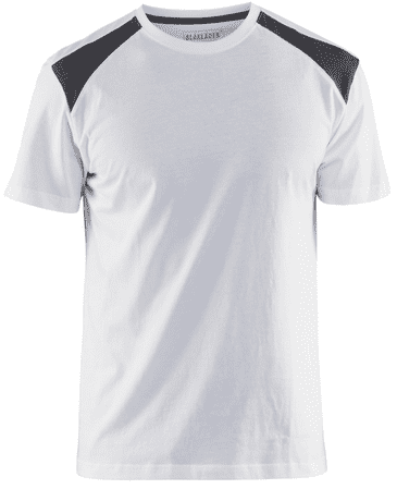 Blaklader 3379 T-Shirt (White/Dark Grey)