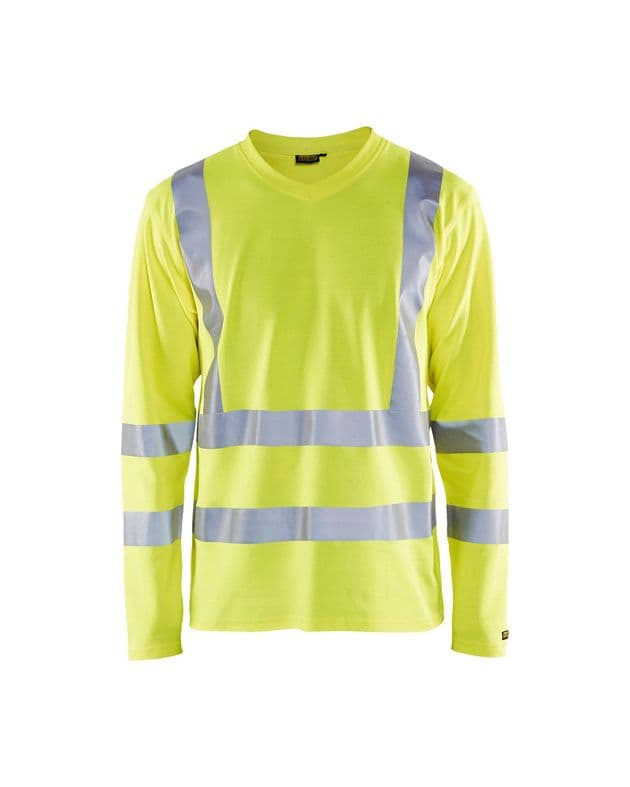 Blaklader Workwear | 3381 High Visibility Long-Sleeved T-Shirt | High Visibility