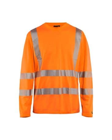 Blaklader 3385 High Vis T-Shirt Long Sleeve (Orange)