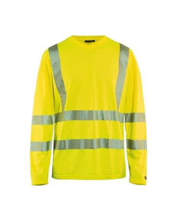 Blaklader 3385 High Vis T-Shirt Long Sleeve (Yellow)