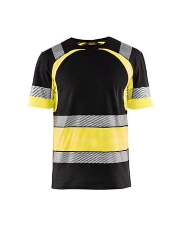 Blaklader 3421 High Vis T-Shirt (Black/Yellow)