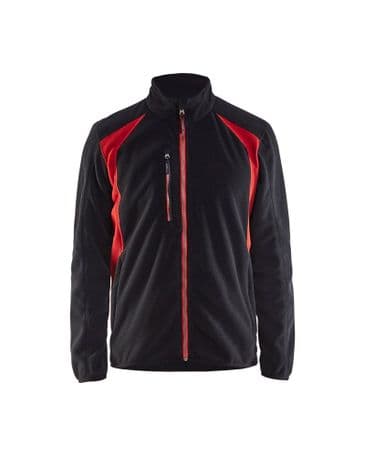 Blaklader 4730 Fleece Jacket (Black/Red)