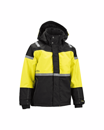 Blaklader 4858 Children's Winter Jacket (Black/Yellow)