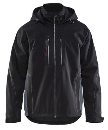 Blaklader 4890 Functional Lined Waterproof Jacket (Black/Grey)