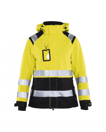 Blaklader 4904 Ladies High Vis Shell Jacket (Yellow/Black)