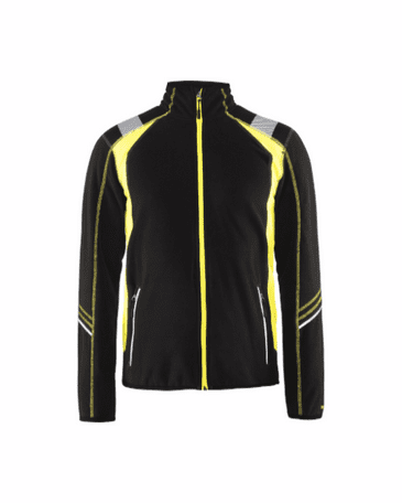 Blaklader 4993 Microfleece Jacket (Black / Vis Yellow)