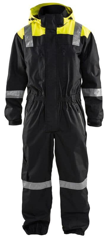 Blaklader 6786 Shell Coverall (Black/Yellow)