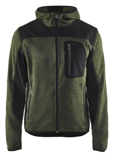 Blaklader Knitted Jacket 4930 (Army Green/Black)