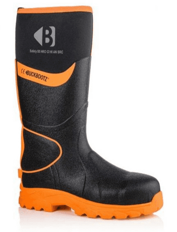 Buckler Boots BBZ8000 High Visibility Safety Neoprene Buckbootz (Black/Orange)