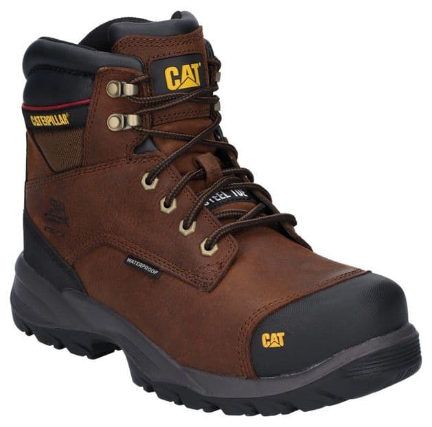 Caterpillar CAT Spiro Work Safety Boots | Dark Brown | TuffShop.co.uk